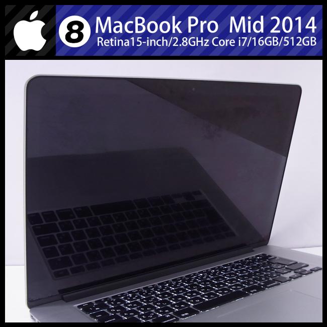 ☆MacBook Pro (Retina, 15-inch, Mid 2014)・Core i7 2.8GHz