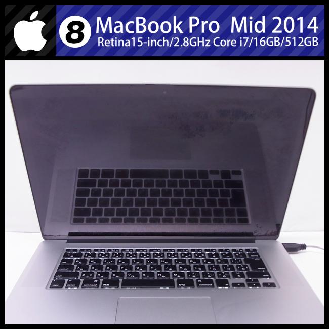 ☆MacBook Pro (Retina, 15-inch, Mid 2014)・Core i7 2.8GHz