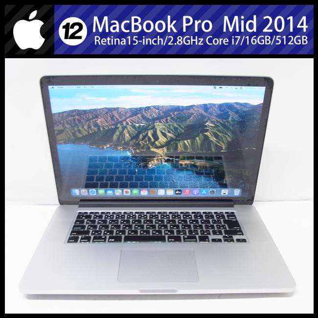 MacBook Pro ☆MacBook (Retina, 15-inch, Mid 2014)・Core i7 2.5GHz 