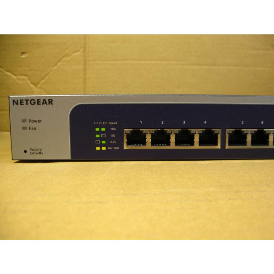 ▽NETGEAR XS512EM 10G/マルチギガビット12ポート アンマネージプラス