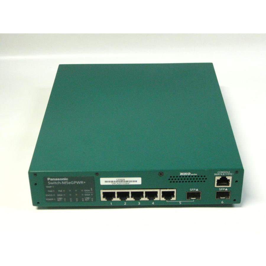 ▽Panasonic Switch-M5eGPWR+ PN28059 5ポート PoE給電 スイッチング