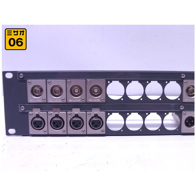 ☆パッチパネル 2Uラックサイズ・XLR/BNC パッチ盤/パッチベイ