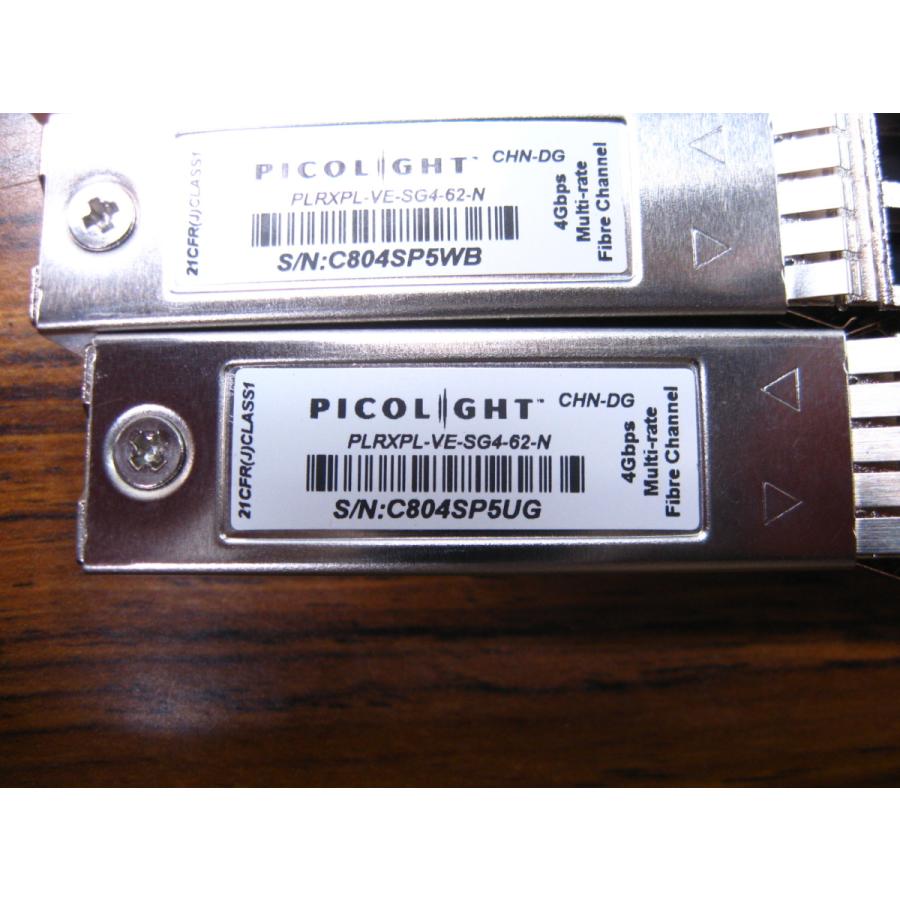 PICOLIGHT PLRXPL-VE-SG4-62-N Multi-rate FCモジュール 4Gbps SFP miniGBIC 5本 ...