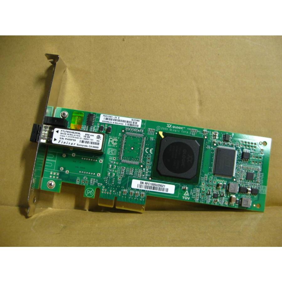▽QLOGIC PX2510401-24 QLE2460 4Gbps FC HBA PCI-EX 中古 IBM