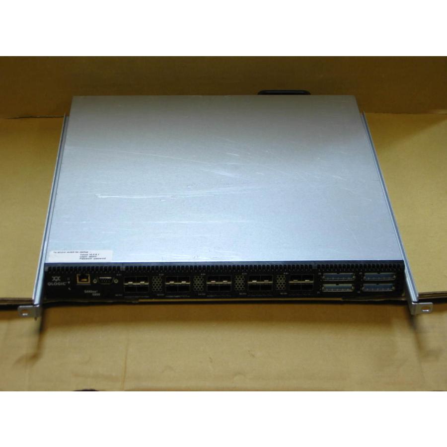 ▽QLOGIC SANBox 5800 8Gb/s ファイバチャネルスイッチ 中古 SAN SB5800-12A｜misaonet