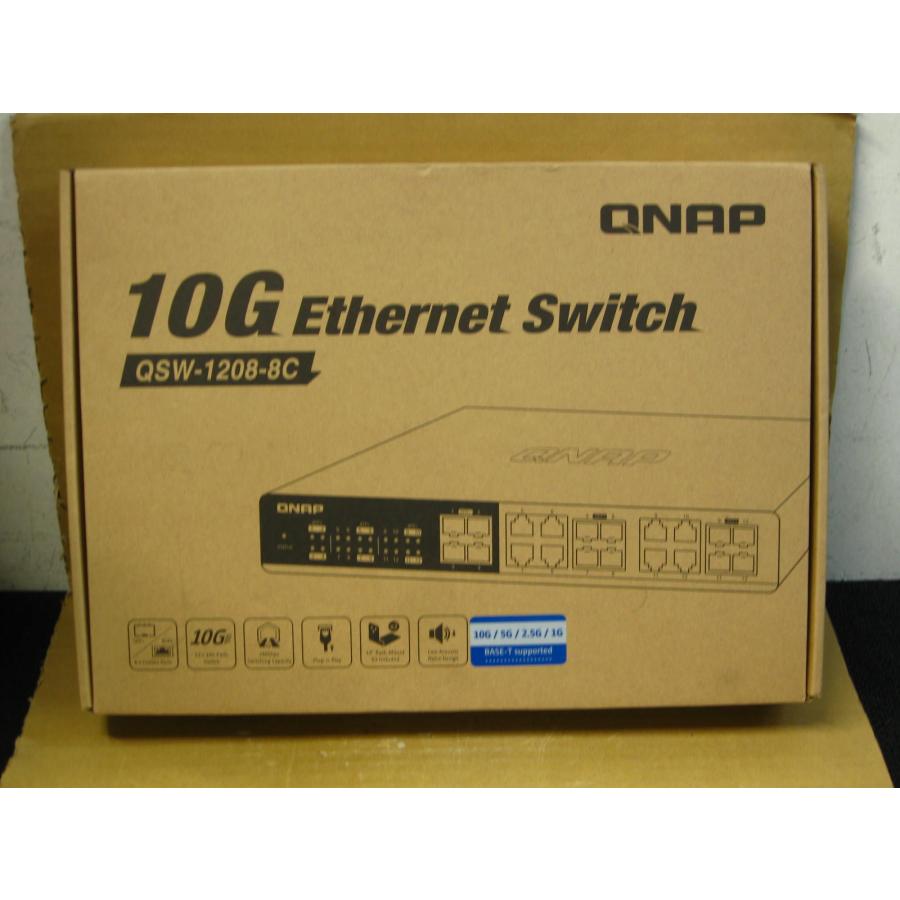 QNAP QSW-1208-8C 10Gスイッチ QSW-1208-8C | 初めての10GbEスイッチ | QNAP