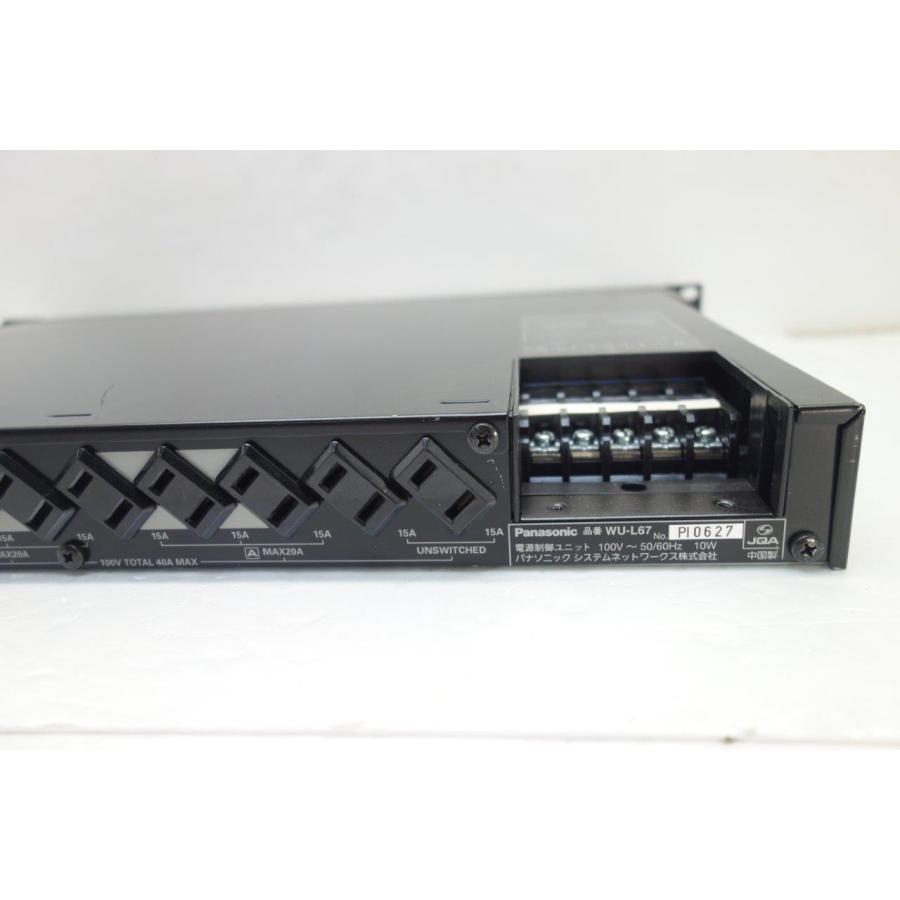 アンプ Panasonic Power Controller WU-L67 WU-L67 / Power Controller【中古放送用・業務用 映像機器・音響