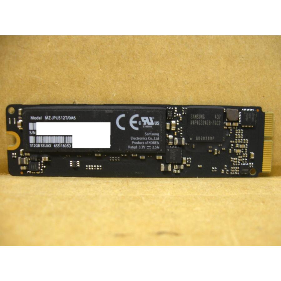 ▽SAMSUNG MZ-JPU512T/0A6 512GB apple純正SSD 655-1805D 中古 ▽SAMSUNG MZ-JPU512T/0A6 512GB apple純正SSD 655-1805D 中古