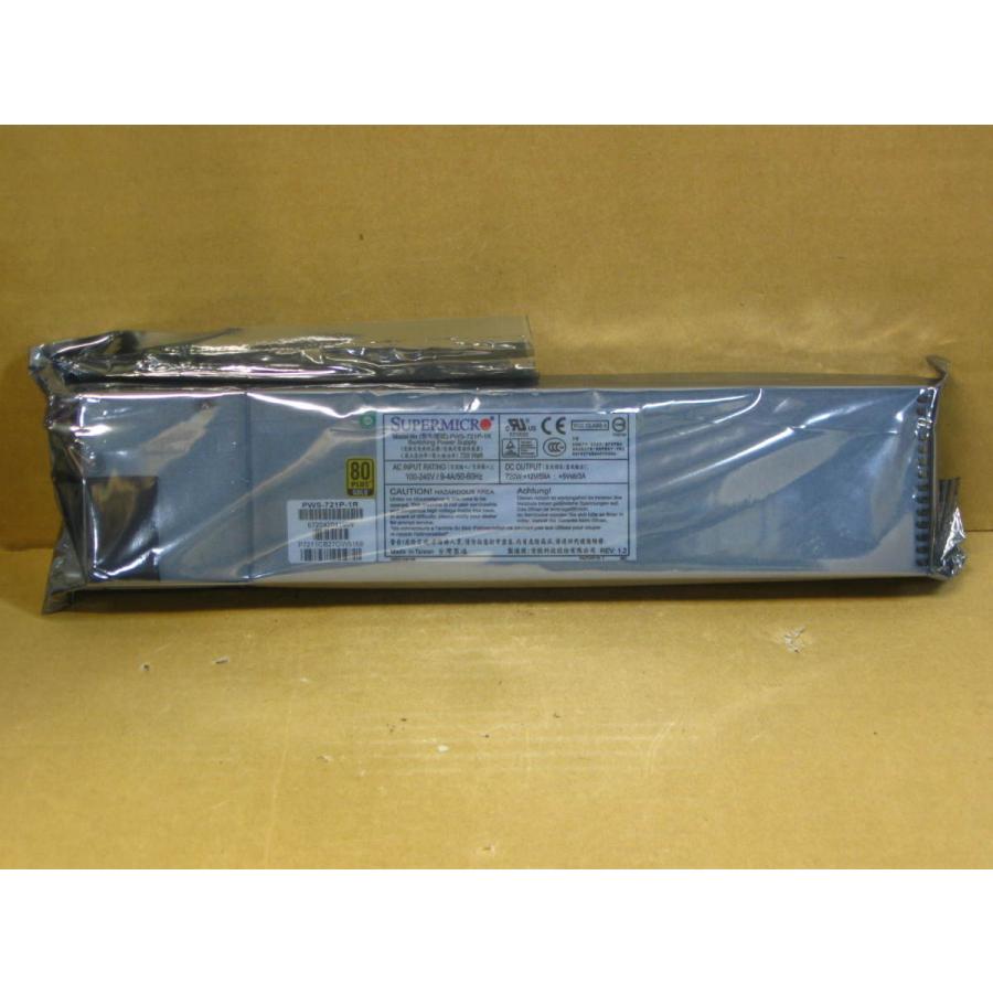 SuperMicro PWS-721P-1R 720W サーバー用冗長電源ユニット 1U 新品未使用 スーパーマイクロ 80 PLUS ...