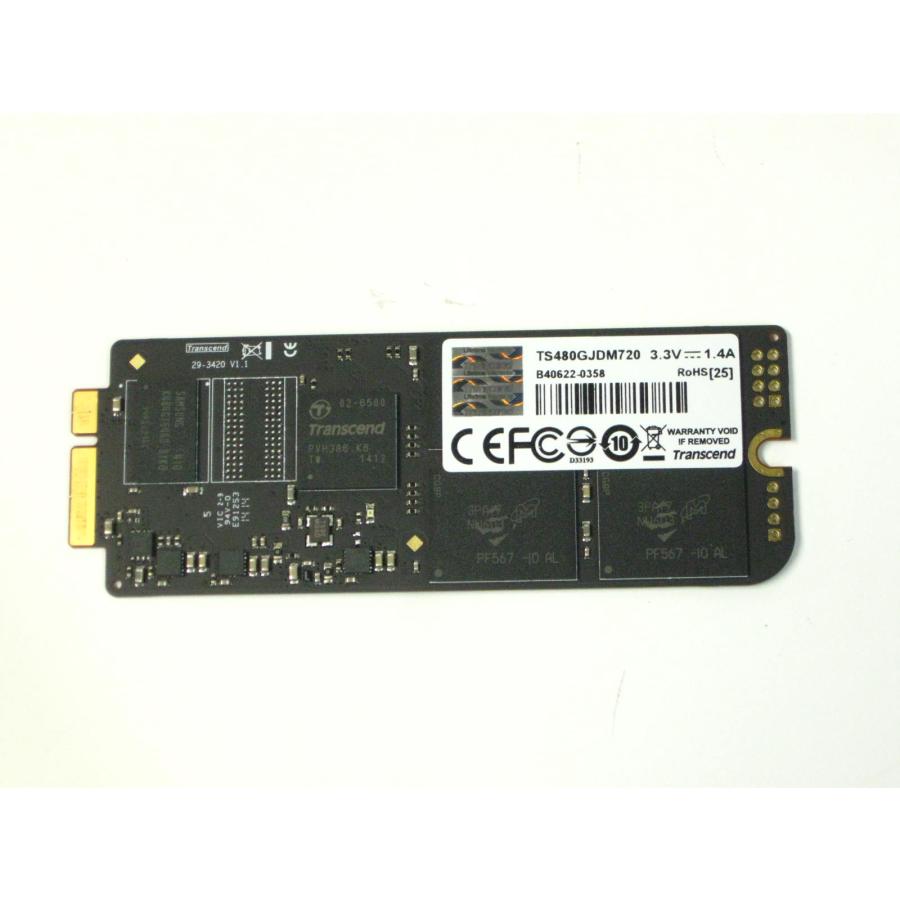 Transcend TS480GJDM720 JetDrive 720 Solid State Drive 480GB 中古 トランセンド ...