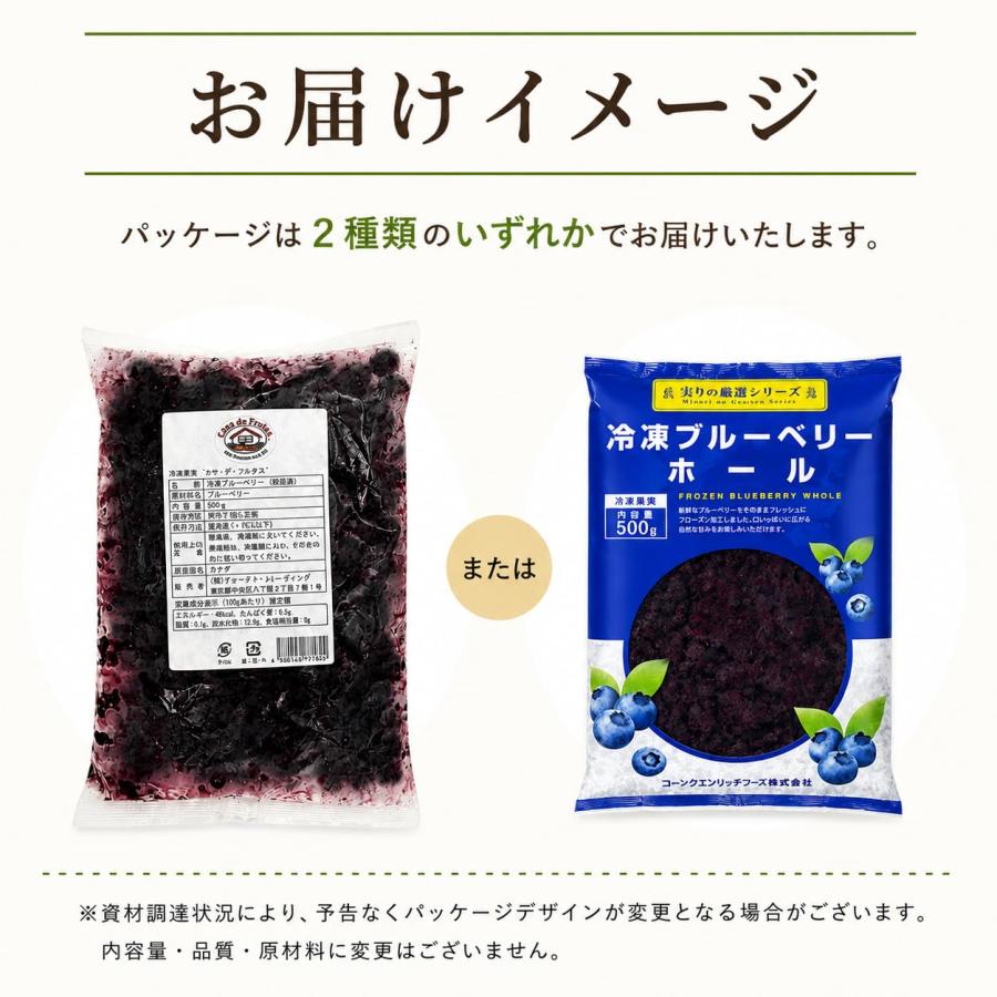 ブルーベリー 冷凍 1kg 500g x 2パック 大粒 カナダ産 砂糖不使用