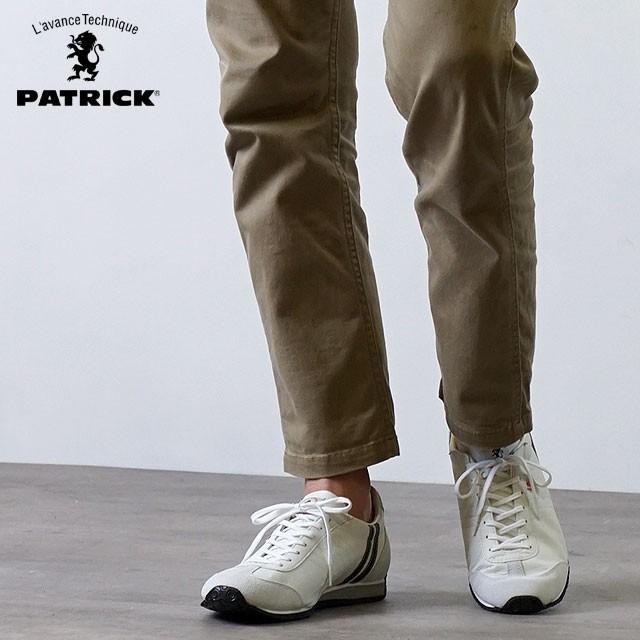 パトリック PATRICK スニーカー 靴 アイリス WH BK 23501 返品送料無料 正規取扱店の画像