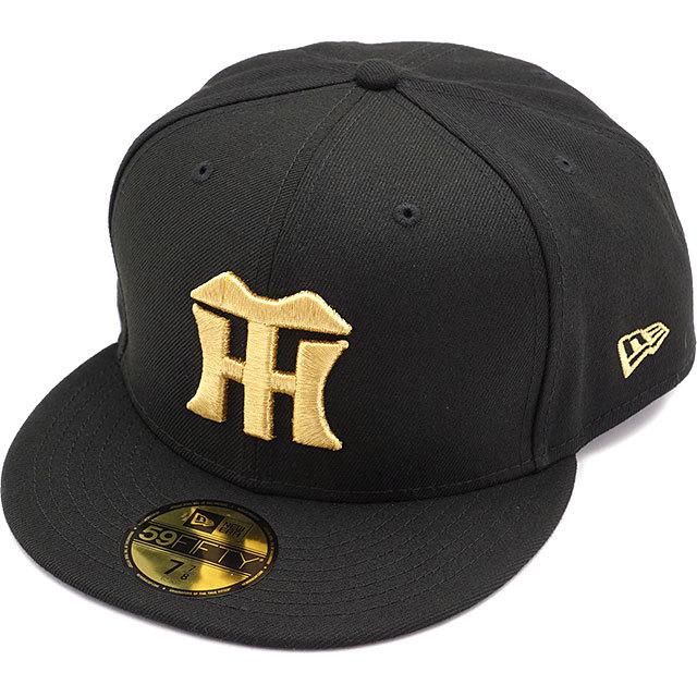 ニューエラ NEWERA キャップ 阪神タイガース NPB 59FIFTY 13562218 メンズ・レディース 帽子 日本プロ野球 ブラック メタリックゴールド｜mischief