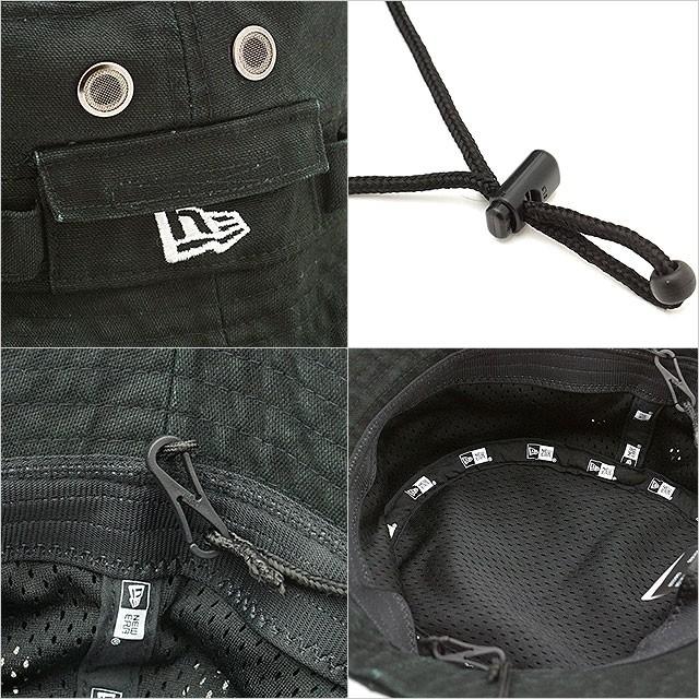 ニューエラ NEW ERA アドベンチャーハット ダックコットンキャンバス 14524834 ADVENTURE メンズ・レディース 帽子 ブラック 正規取扱店 | NEW ERA | 02