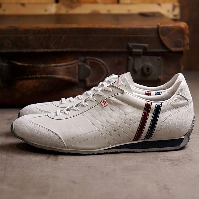 新品★未使用　パトリック　ホワイトレザー ストライプシューズsize23cm PATRICK 返品送料無料 パトリック スニーカー アイリス IRIS