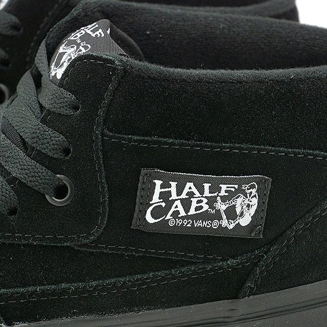 VANS バンズ スニーカー ハーフキャブ BLACK/BLACK VN-0DZ3BKA