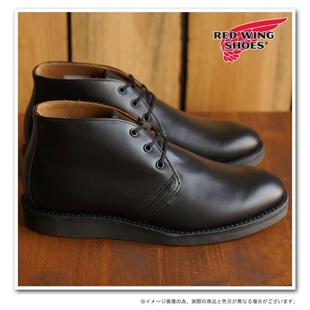 返品交換送料無料 レッドウィング ポストマン チャッカブーツ REDWING 9196 POSTMAN CHUKKA BLACK CHAPARRAL 靴