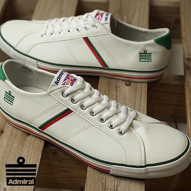 アドミラル Admiral スニーカー ワトフォード White/Red/Green｜mischief｜02