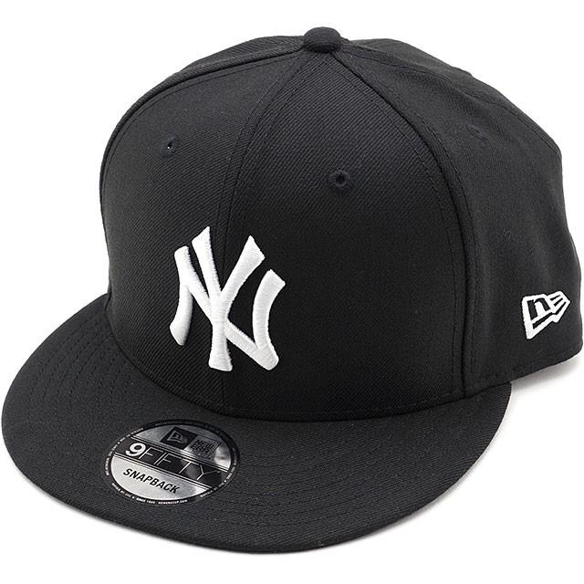 ニューエラ NEW ERA キャップ 9FIFTY ナインフィフティ ニューヨーク・ヤンキース ブラック ホワイト 13562091  正規取扱店 | NEW ERA