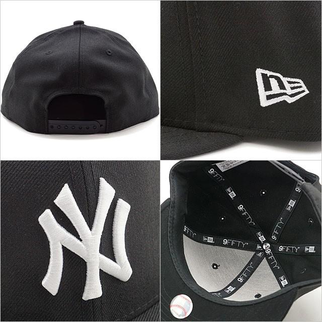 ニューエラ NEW ERA キャップ 9FIFTY ナインフィフティ ニューヨーク・ヤンキース ブラック ホワイト 13562091  正規取扱店 | NEW ERA | 02