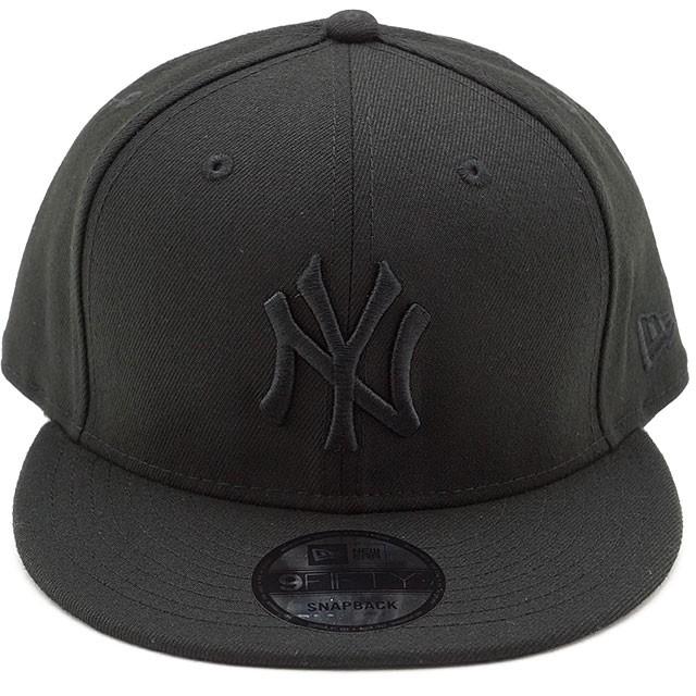 ニューエラ NEW ERA キャップ 9FIFTY ナインフィフティ ニューヨーク・ヤンキース ブラック ブラック 13562094 正規取扱店 | NEW ERA | 01