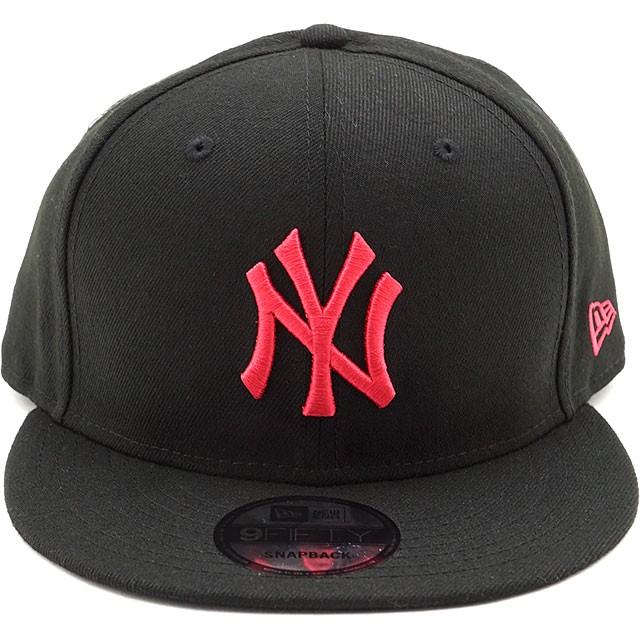 ニューエラ NEW ERA キャップ 9FIFTY ナインフィフティ ニューヨーク・ヤンキース ブラック ストロベリー CAP 13562092 正規取扱店 | NEW ERA | 01