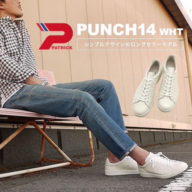 パトリック　パンチ　14 ホワイト　37(23.5センチ) パンチ 14｜PUNCH14（WHT） – PATRICK｜パトリック公式