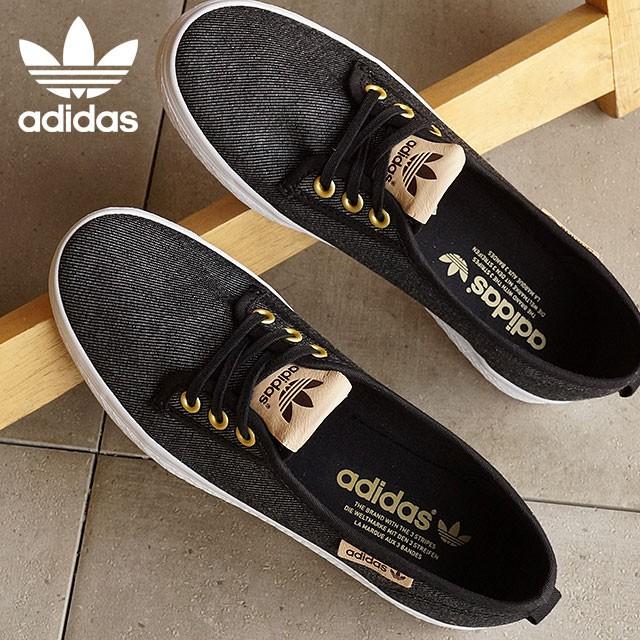 スニーカー アディダス オリジナルス レディース Adidas Originals アディハニー プリムソール デニム コアブラック Aq4380 Ss16 ミスチーフ Paypayモール店 通販 Paypayモール