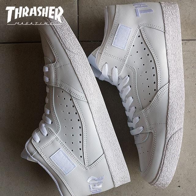 スラッシャー メンズ レディース スニーカー ブキャナンドッグ ベーシック Thrasher White White Leather Tsbdl 140wwl Ss16 ミスチーフ Paypayモール店 通販 Paypayモール