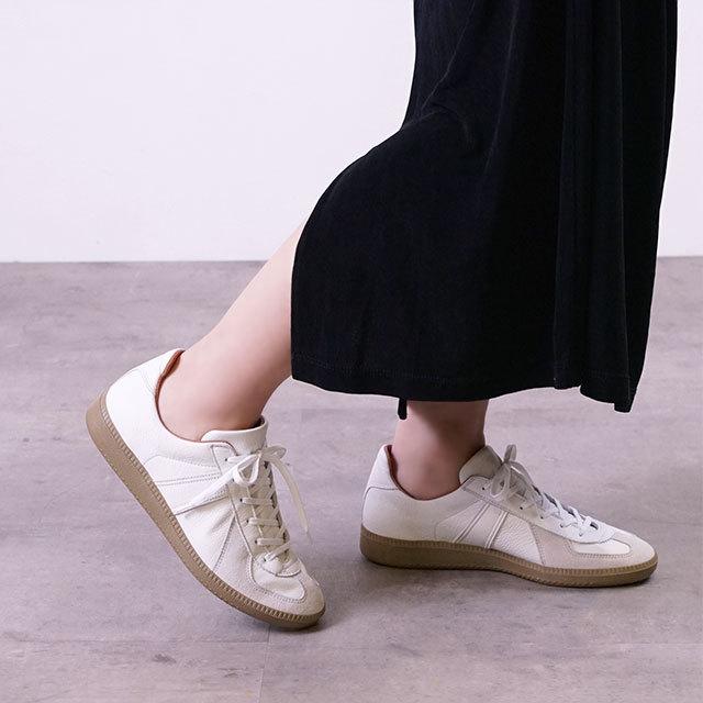 リプロダクション オブ ファウンド ジャーマントレーナー メンズ レディース ミリタリースニーカー 1700L WHITE 正規取扱店 | GERMAN TRAINER | 06