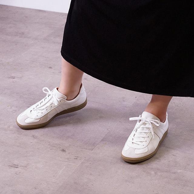 リプロダクション オブ ファウンド ジャーマントレーナー メンズ レディース ミリタリースニーカー 1700L WHITE 正規取扱店 | GERMAN TRAINER | 07