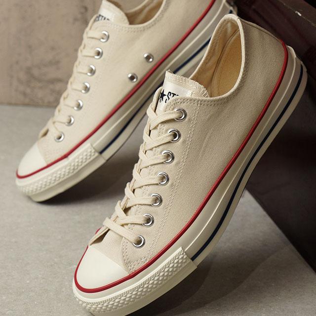 国産モデル コンバース キャンバス オールスター J ローカット CONVERSE CANVAS ALL STAR J OX ナチュラルホワイト 32167710 正規取扱店 | CONVERSE | 01