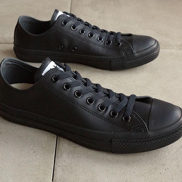 CONVERSE コンバース レザー オールスター ローカット ブラック CONVERSE コンバース レザー オールスター ローカット ブラック