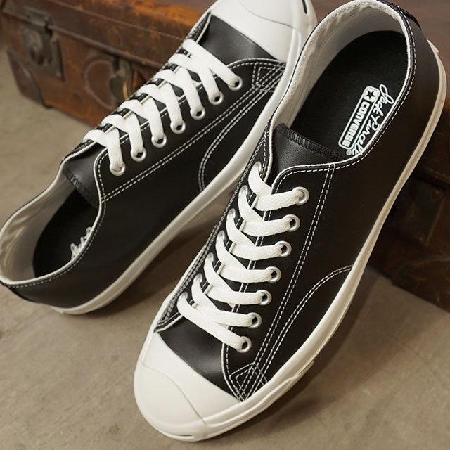 CONVERSE（コンバース） レザー ジャックパーセル ブラック 32241231