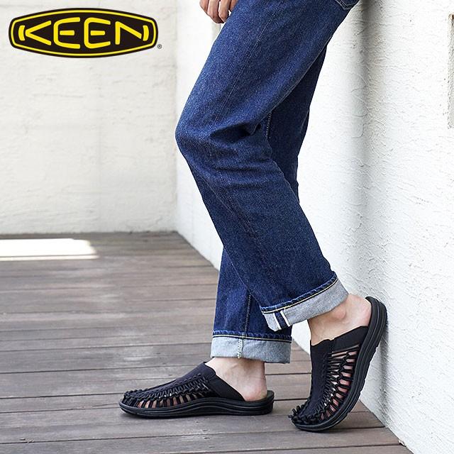 KEEN UNEEK SLIDE ブラック メンズ サンダル27センチ　新品 KEEN（キーン） ユニーク スライド サンダル 靴 メンズ UNEEK SLIDE