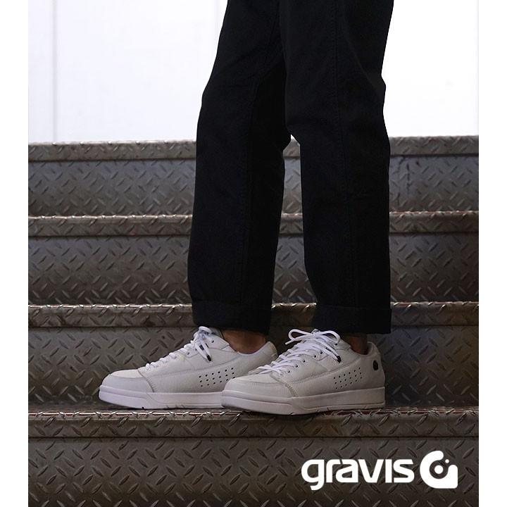 gravis グラビス メンズ レディース Tarmac DLX ターマック デラックス WHITE/BLACK　 1000 SS17｜mischief｜05