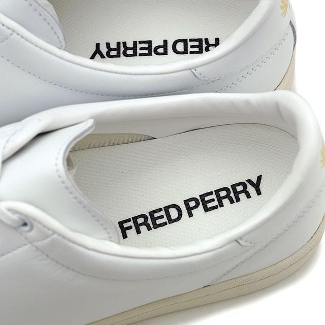 FRED PERRY フレッドペリー スニーカー BREAUX LEATHER ブロー レザー 日本製 靴 メンズ レディース WHITE F29645-10 FW19｜mischief｜04