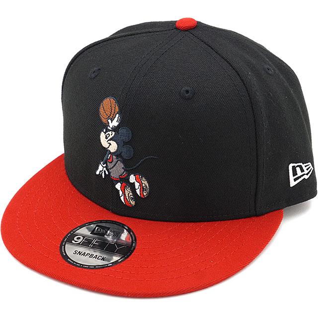 ニューエラ Newera キャップ ディズニー ミッキーマウス バスケットボール 9fifty Disney Mickey Ss 帽子 フリーサイズ Basket Black ブラック系 ミスチーフ Paypayモール店 通販 Paypayモール