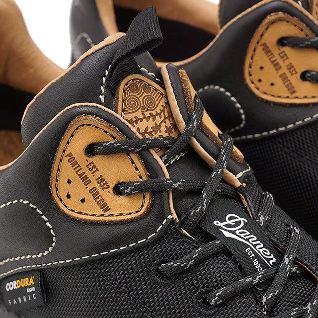 Danner 黒flower mountainスニーカー ローカット