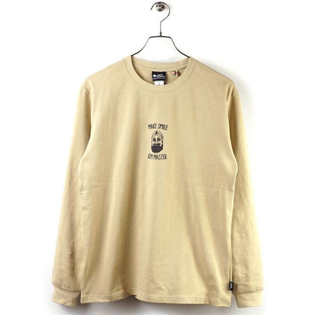 ジムマスター Gymmaster メンズ Make Smile ロンt ライトベージュ G 30 Ss21 トップス 長袖 Tシャツ ミスチーフ Paypayモール店 通販 Paypayモール