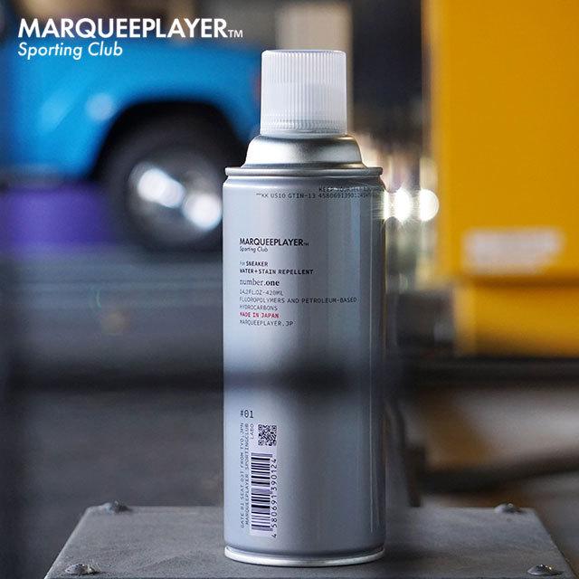 マーキープレイヤー MARQUEE PLAYER For SNEAKER WATER+STAIN REPELLENT ＃01 9012 撥水撥油スプレー 日本製 420ml 西濃運輸配送・ラッピング不可 正規取扱店 | MARQUEE PLAYER | 01