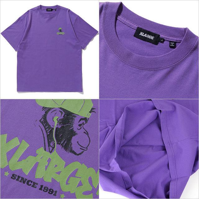 ニュージーランド限定‼️XLARGE パープル Tシャツ Mサイズ キャラクター ニュージーランド限定‼️XLARGE パープル Tシャツ Mサイズ