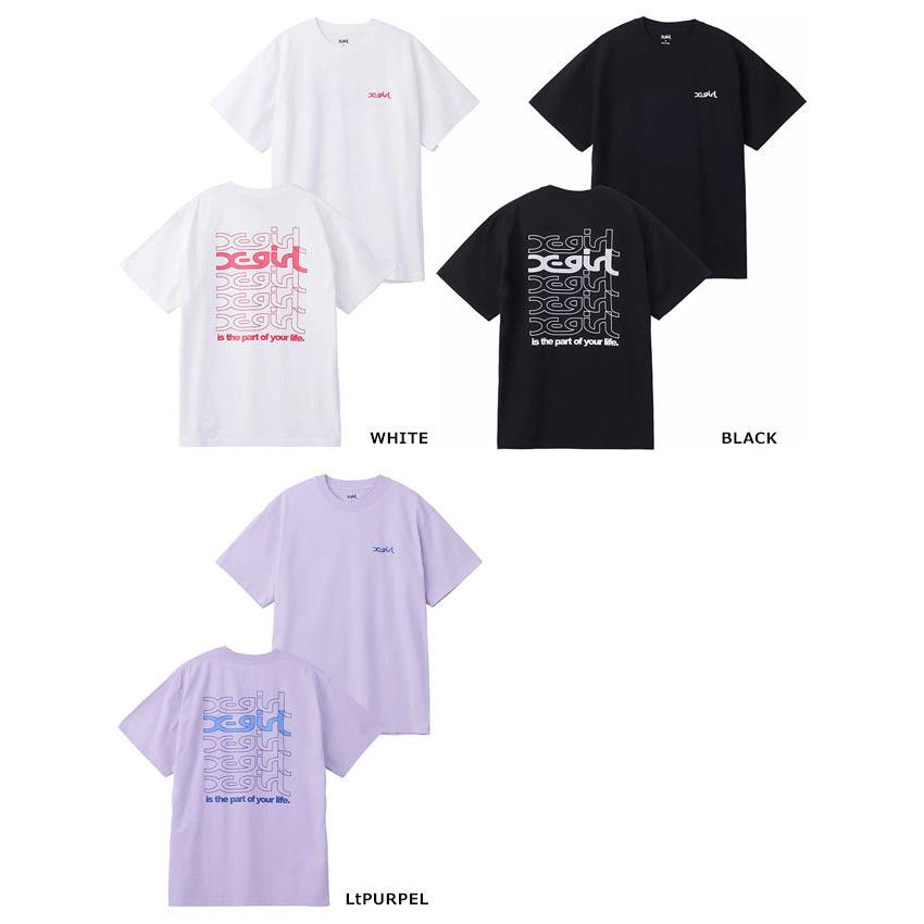 X-girl（エックスガール） レディース ジェリーロゴ Tシャツ