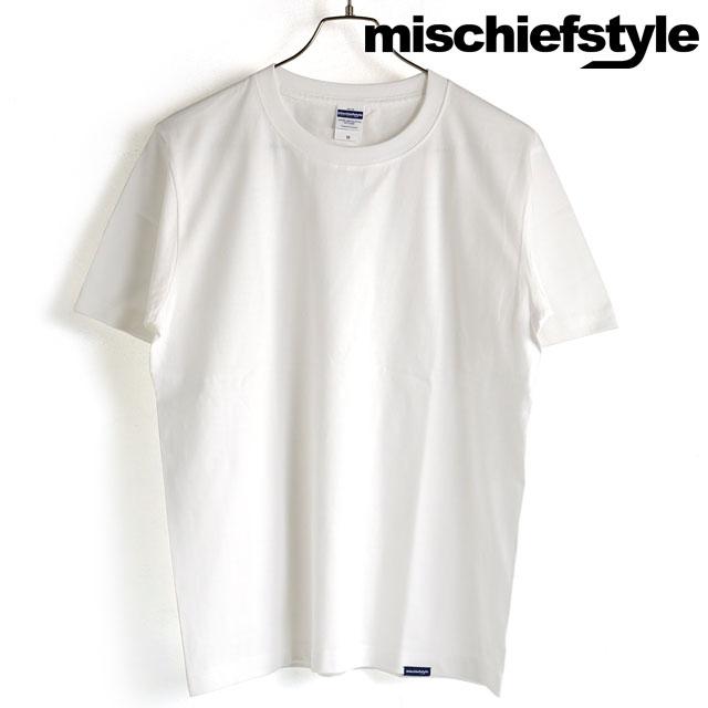 ミスチーフスタイル mischiefstyle レイヤードTシャツ OG002 LAYERED S S TEE メンズ＆レディース トップス 半袖 重ね着 WHITE 白 ホワイト系 正規取扱店 | ブランド登録なし