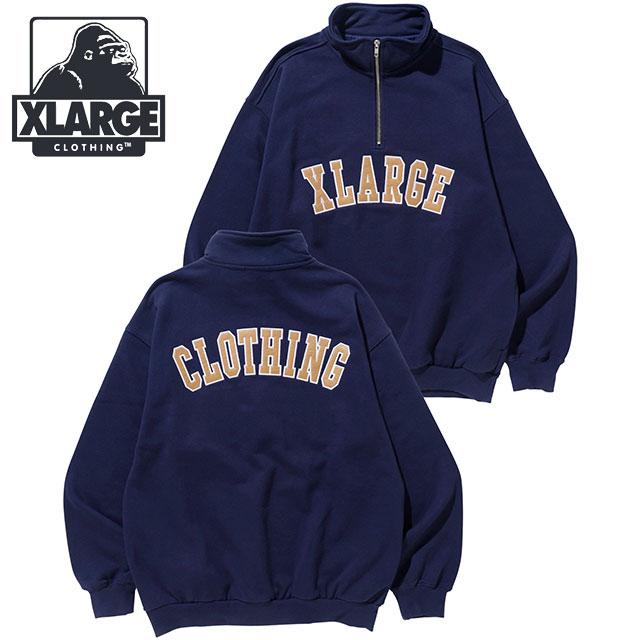 XLARGE（エクストラ ラージ） メンズ ハーフジッププルオーバー