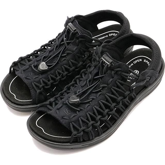返品交換送料無料 キーン KEEN レディース サンダル ユニーク ツー オーティー 1027297 W UNEEK II OT キャンプ アウトドアシューズ Black Black 正規取扱店