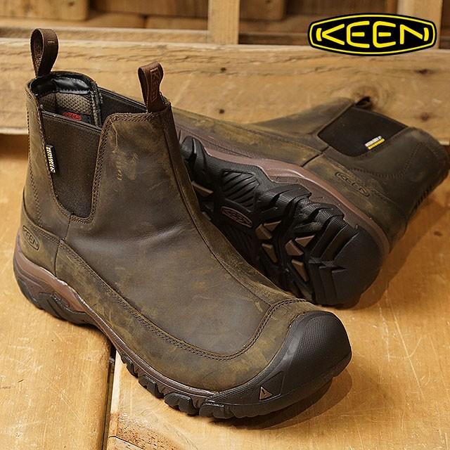 Keen キーン サイドゴアブーツ メンズ アンカレッジ ブーツ スリー ウォータープルーフ Dark Earth Mulch 靴 Fw17 ミスチーフ Paypayモール店 通販 Paypayモール