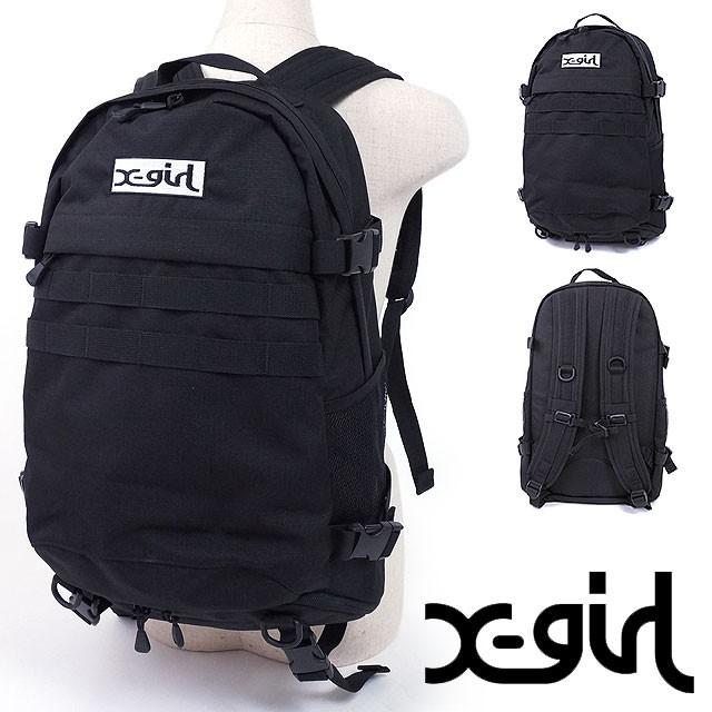X Girl エックスガール リュック Adventure Backpack アドベンチャー バックパック レインカバー付き デイパック Xgirl ブラック ミスチーフ Paypayモール店 通販 Paypayモール