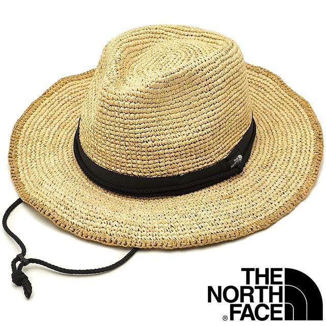 THE NORTH FACE ザ・ノースフェイス メンズ・レディース ストローハット Raffia Hat ラフィアハット NN01554 麦わら帽子 NB ナチュラルベージュ｜mischief