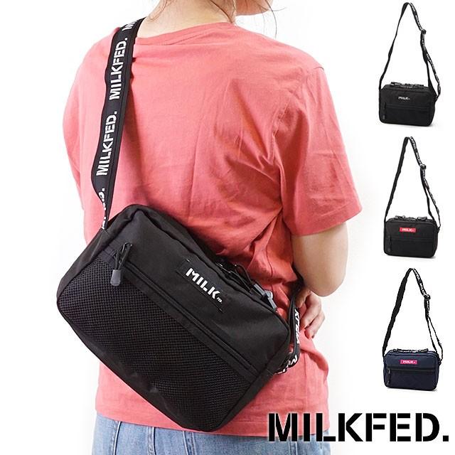 MILKFED.（ミルクフェド） LOGO TAPE SHOULDER BAG ロゴテープ